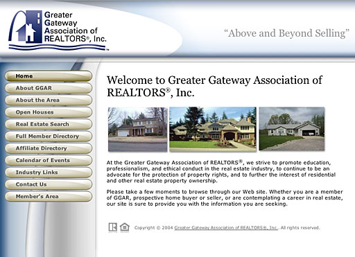 Greater Gateway Association of REALTORS&reg;, Inc. homepage